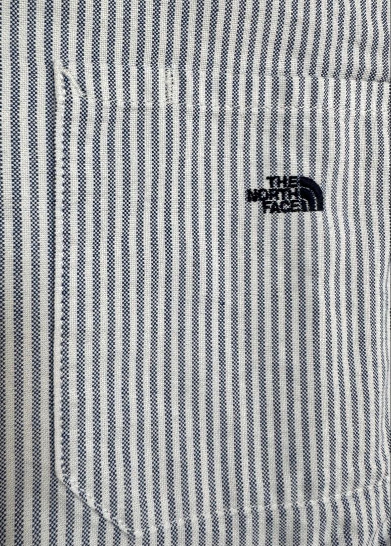 THE NORTH FACE PURPLE LABEL ストライプ　長袖シャツ