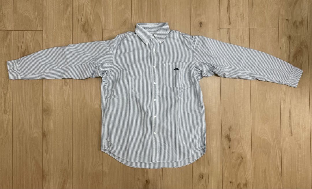 THE NORTH FACE PURPLE LABEL ストライプ　長袖シャツ