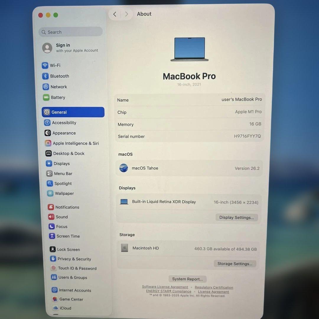 新年セールMacBookPro 16インチ M1 16/500GB 16core