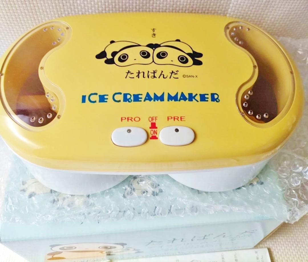 たれぱんだ アイスクリームメーカー/サンエックス パンダ レトロ 古いレア 廃盤