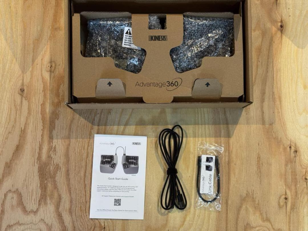 kinesis advantage360　(茶軸・箱あり)