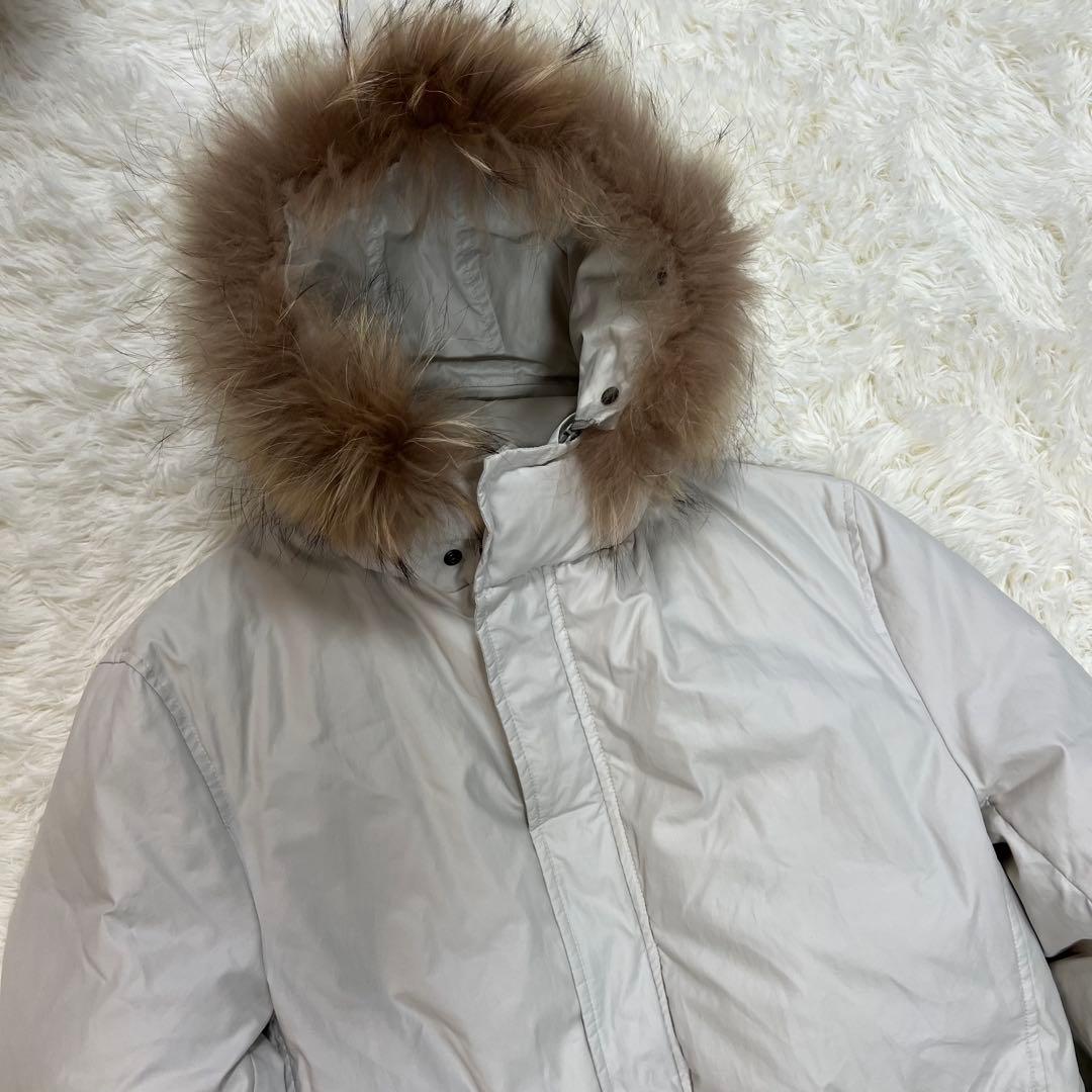 セオリー theory ダウンコート ダウンジャケット ファー M