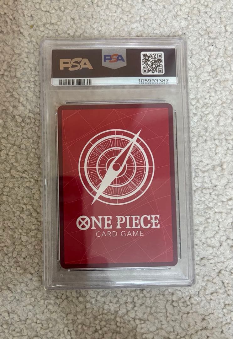 ワンピース カード エース リーダーパラレル PSA10