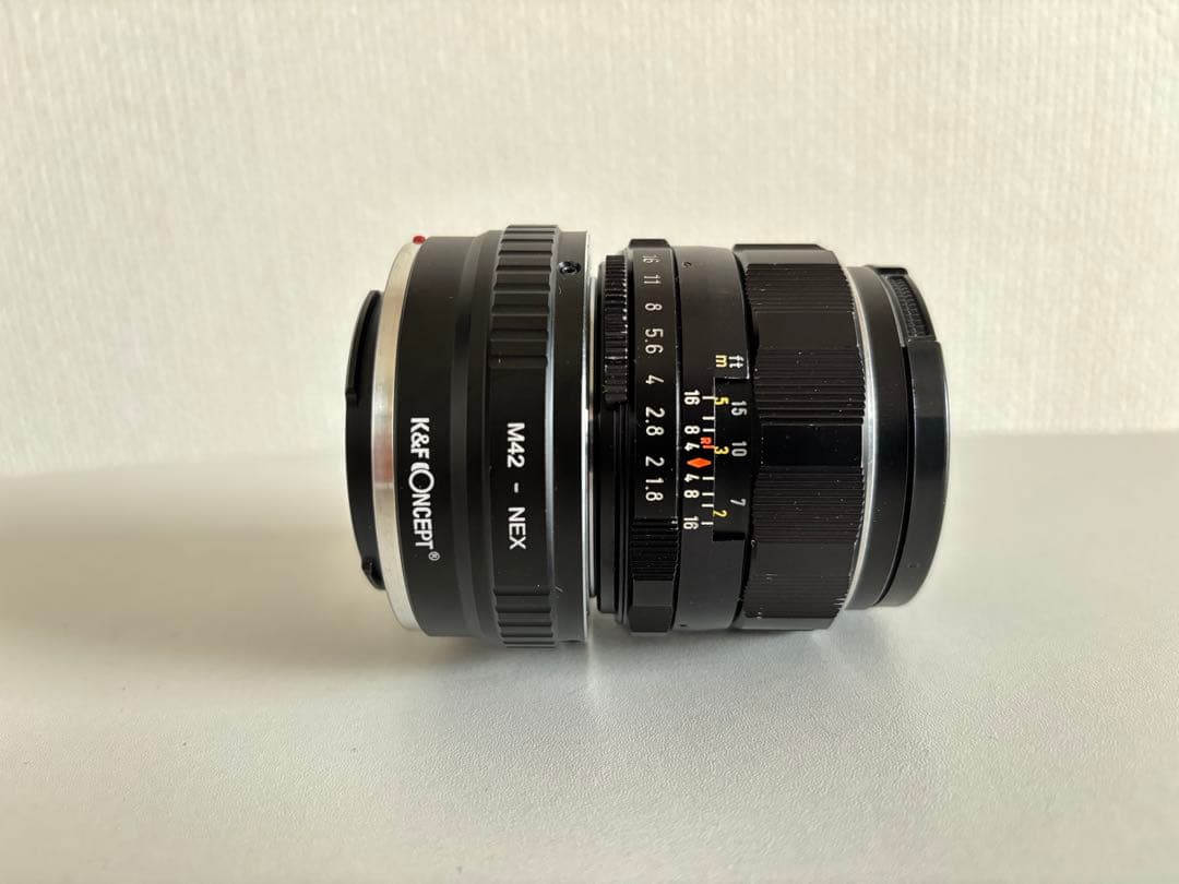 Super Takumar 55mm F1.8 & ソニーEマウント変換アダプタ