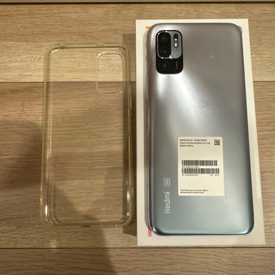 Xiaomi Redmi Note 10 JE XIG02 クロームシルバー