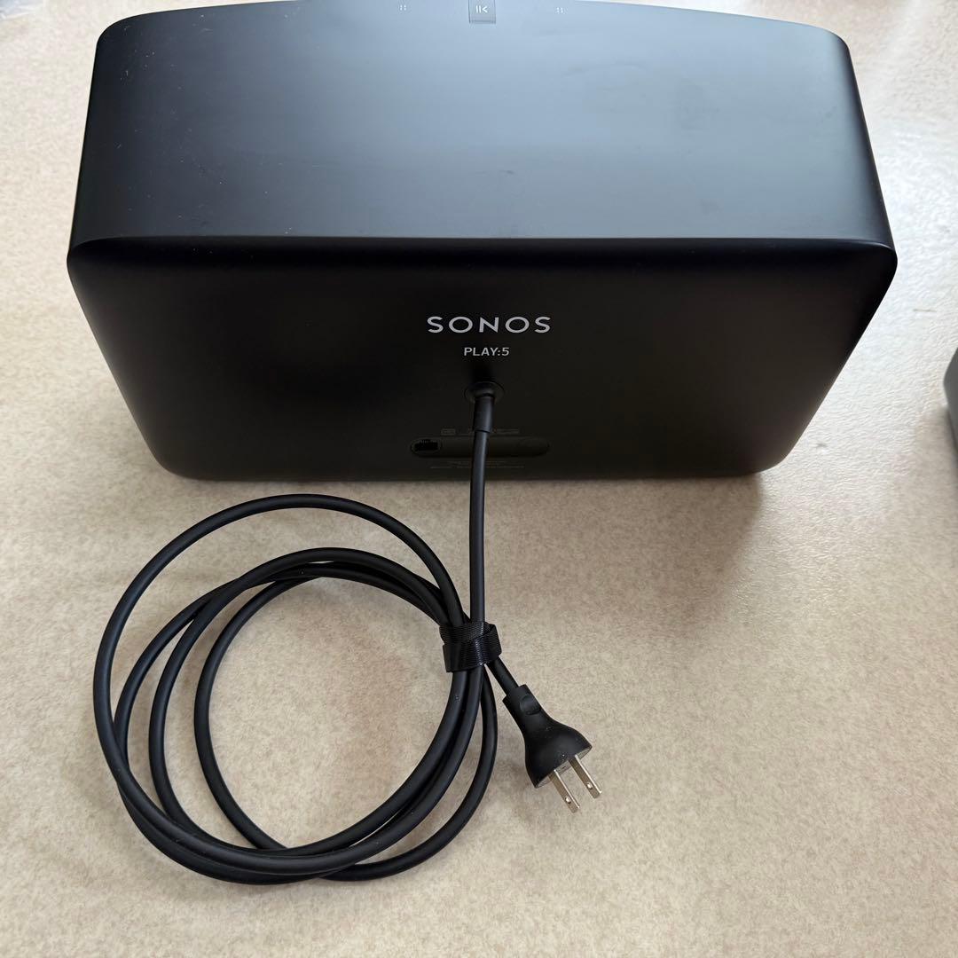 SONOS PLAY:5 Gen2（ブラック）2台 ジャンク扱い／動作確認済み