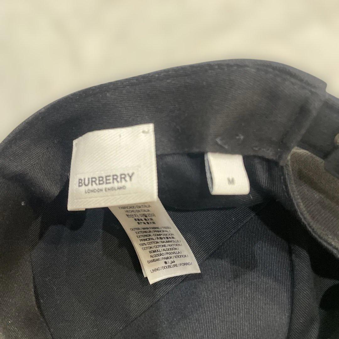 サイズM Burberry ノバチェック ロゴベースボールキャップ
