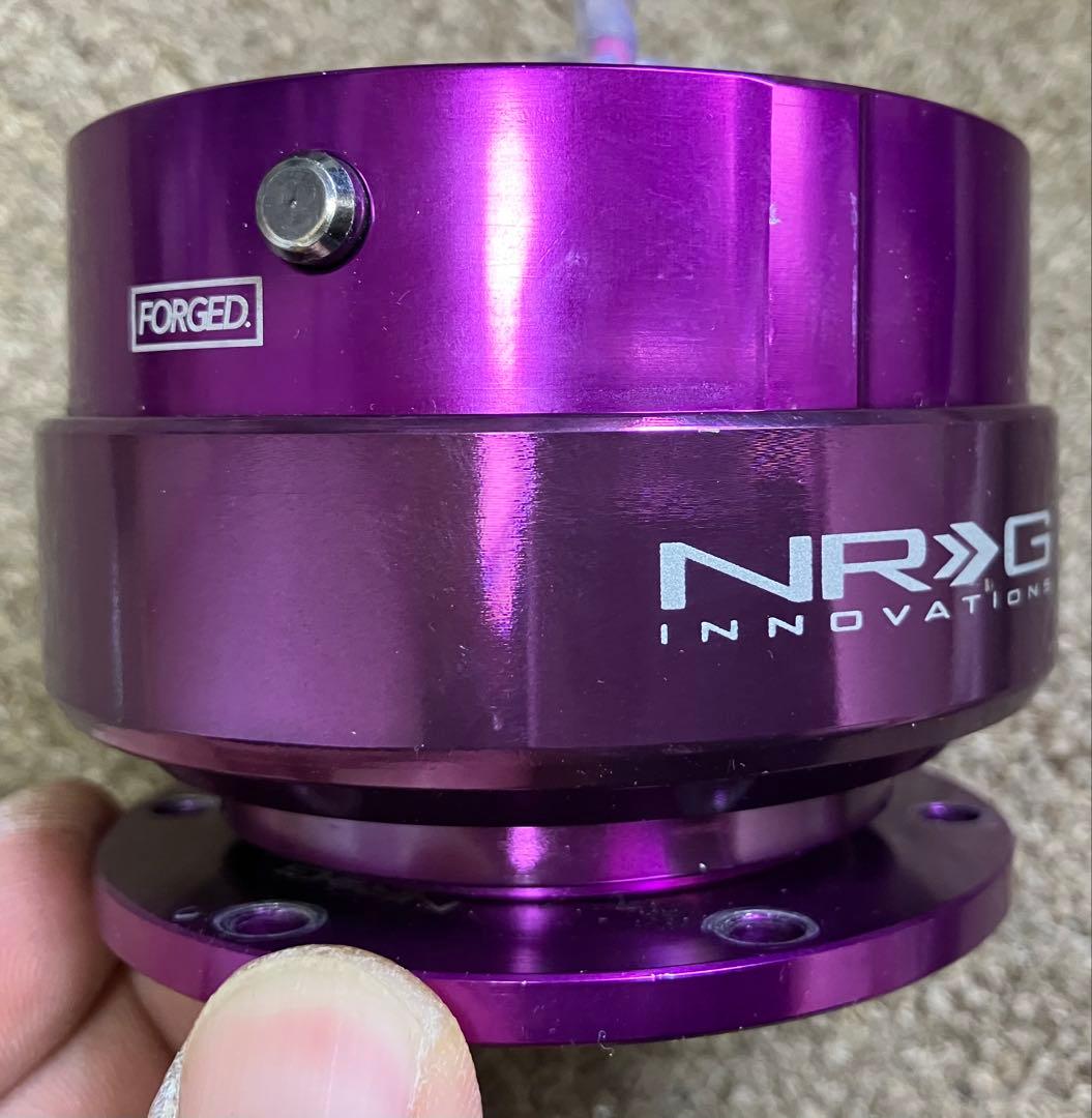NRG SRK-200PP パープル クイックリリース　中古　レンチン音