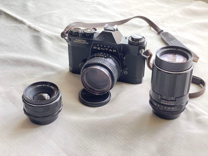 ASAHI PENTAX ES レンズ3種類ケースもつきます