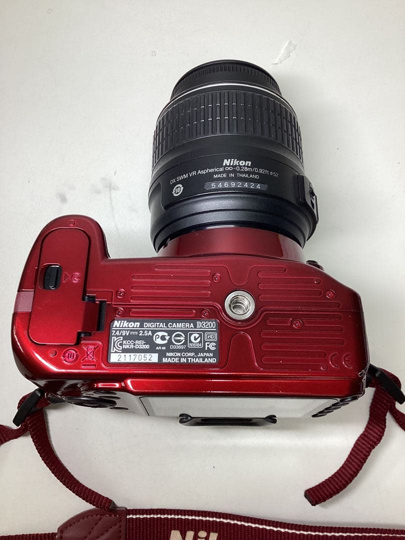 た*る様 Nikon D3200 デジタル一眼レフカメラ レッド　撮影可能