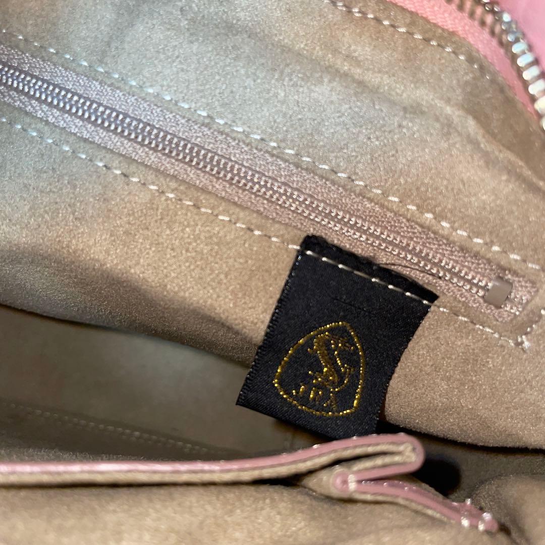 〖JRA認定品〗クロコ ハンドバッグ