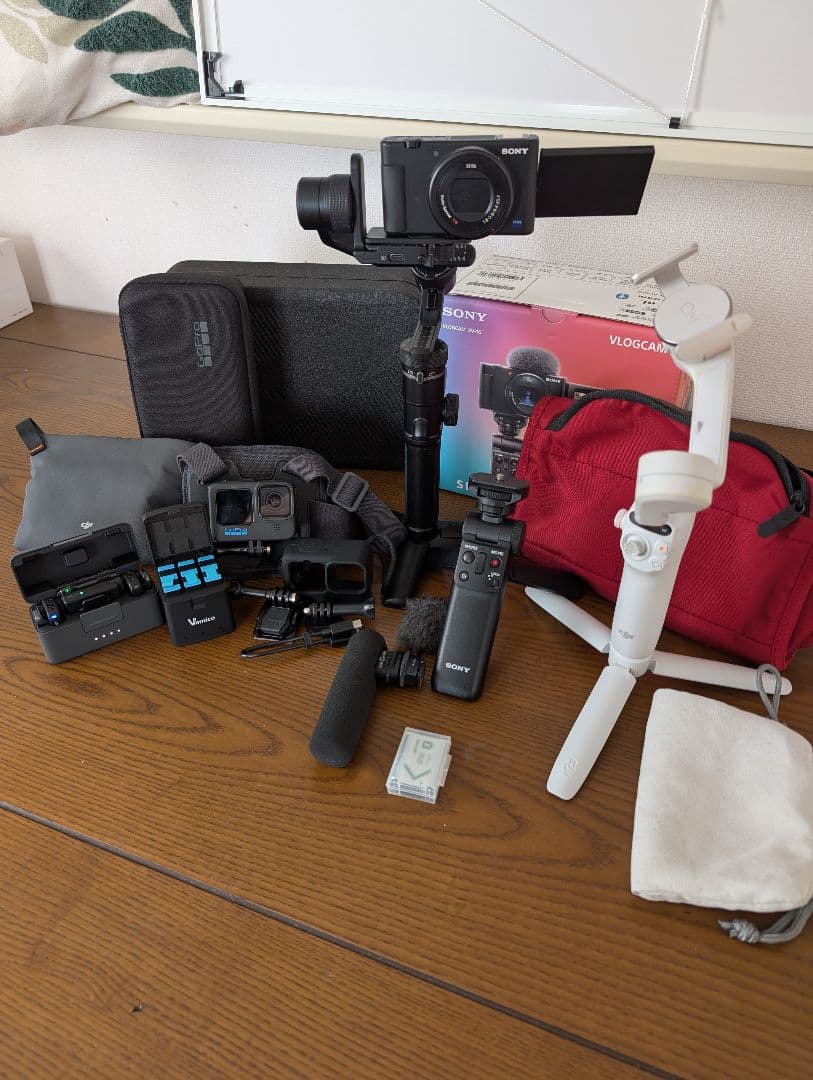 【2/15まで限定値下げ】ZV-1G/GoPro11/DJIマイク/ジンバル