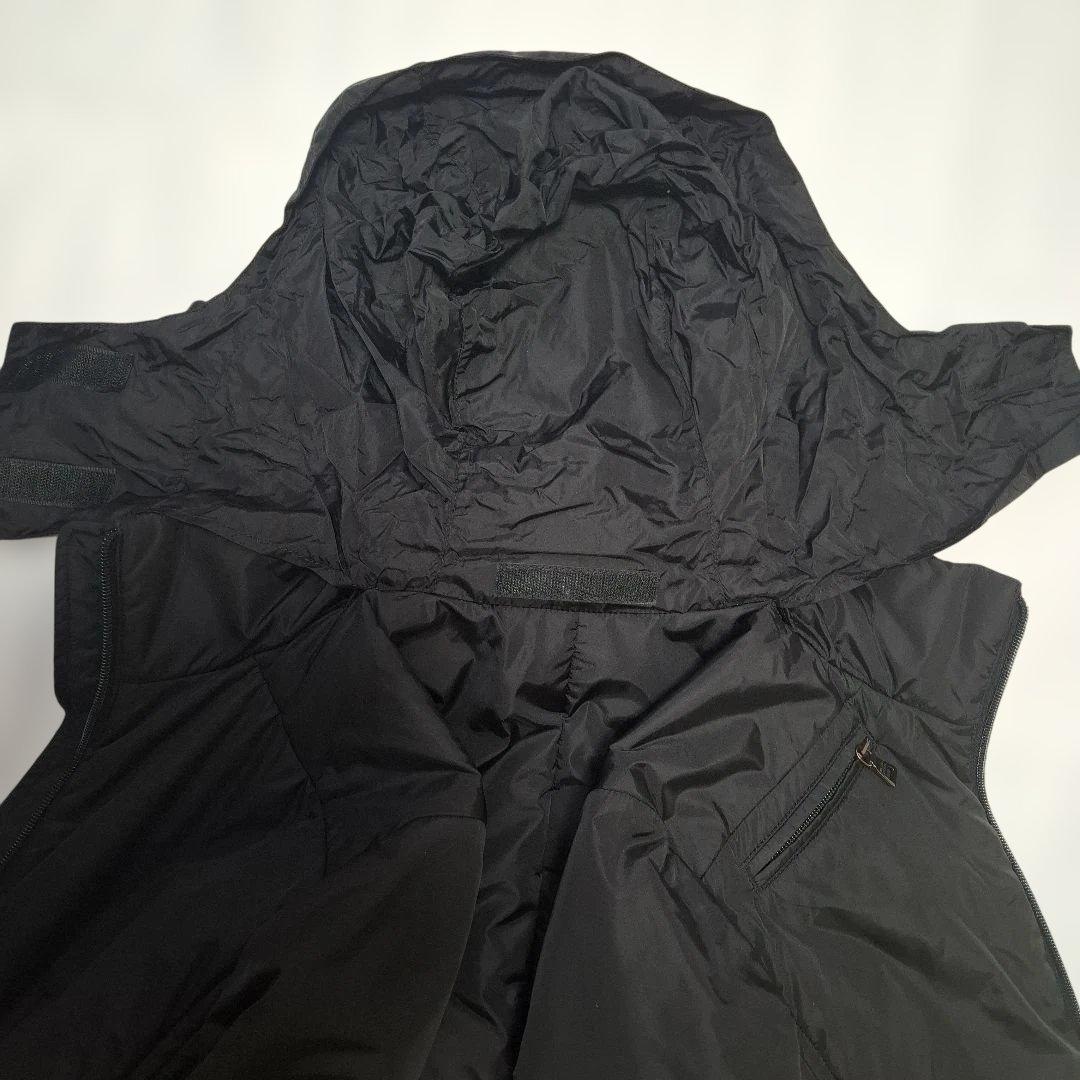【PRADA　SPORT】ブラック　ナイロン(中綿)ジャケット　 レディースS