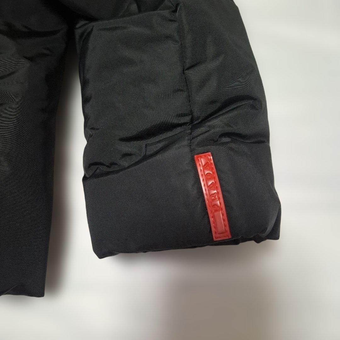 【PRADA　SPORT】ブラック　ナイロン(中綿)ジャケット　 レディースS