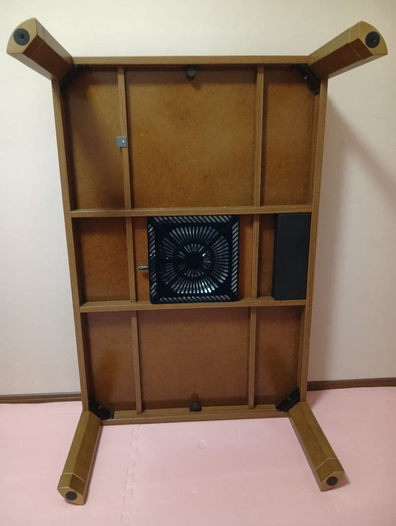 【2021年製】家具調木製ブラウンこたつテーブル　１２００cm☓８００ｃｍ送料込