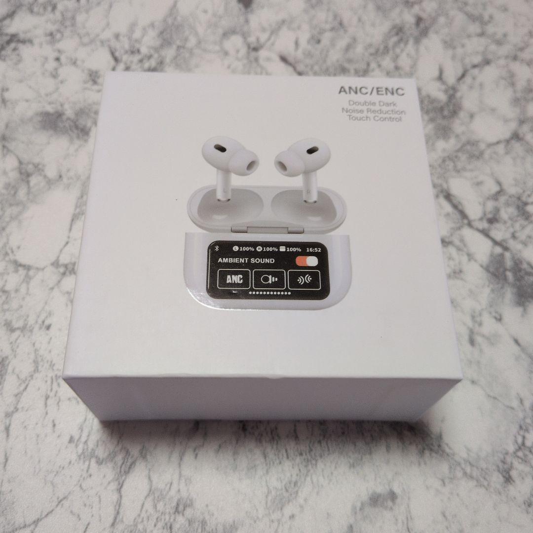 ANC/ENC ワイヤレスイヤホン ワイヤレス充電ケース付き