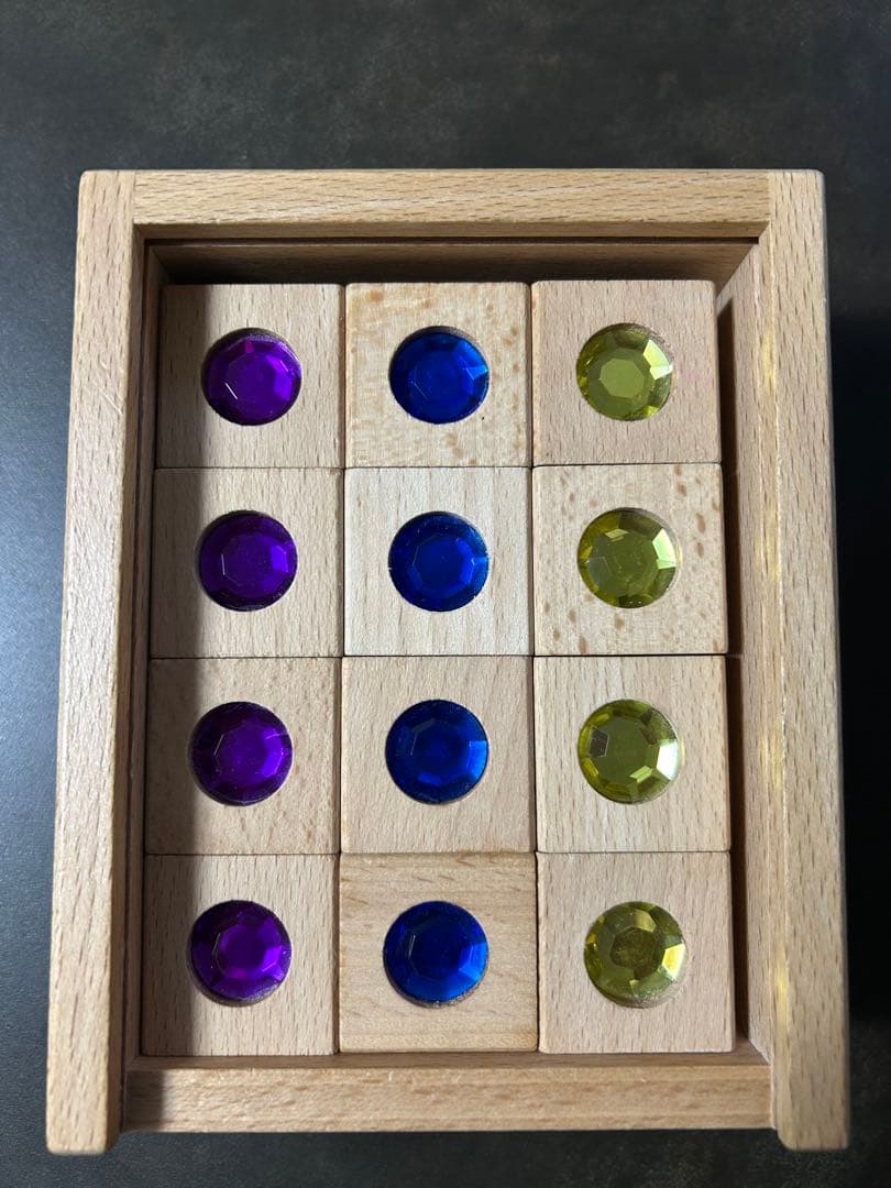 デュシマ　Dusyma ジュエルメモリー　積み木　木のおもちゃ　知育玩具