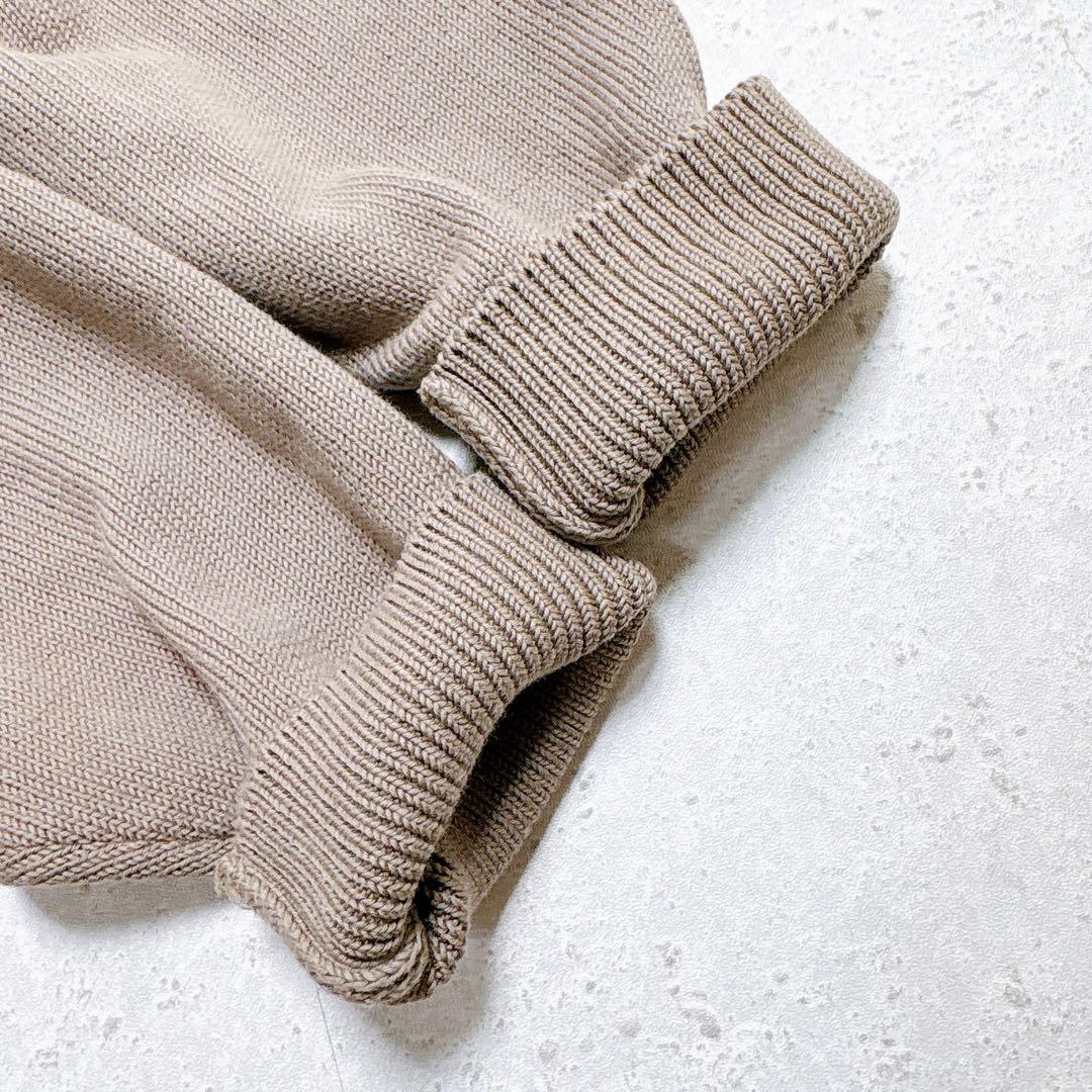 2025年モデル★　エブリデイアイライク　コットンニットプルオーバー キャメル