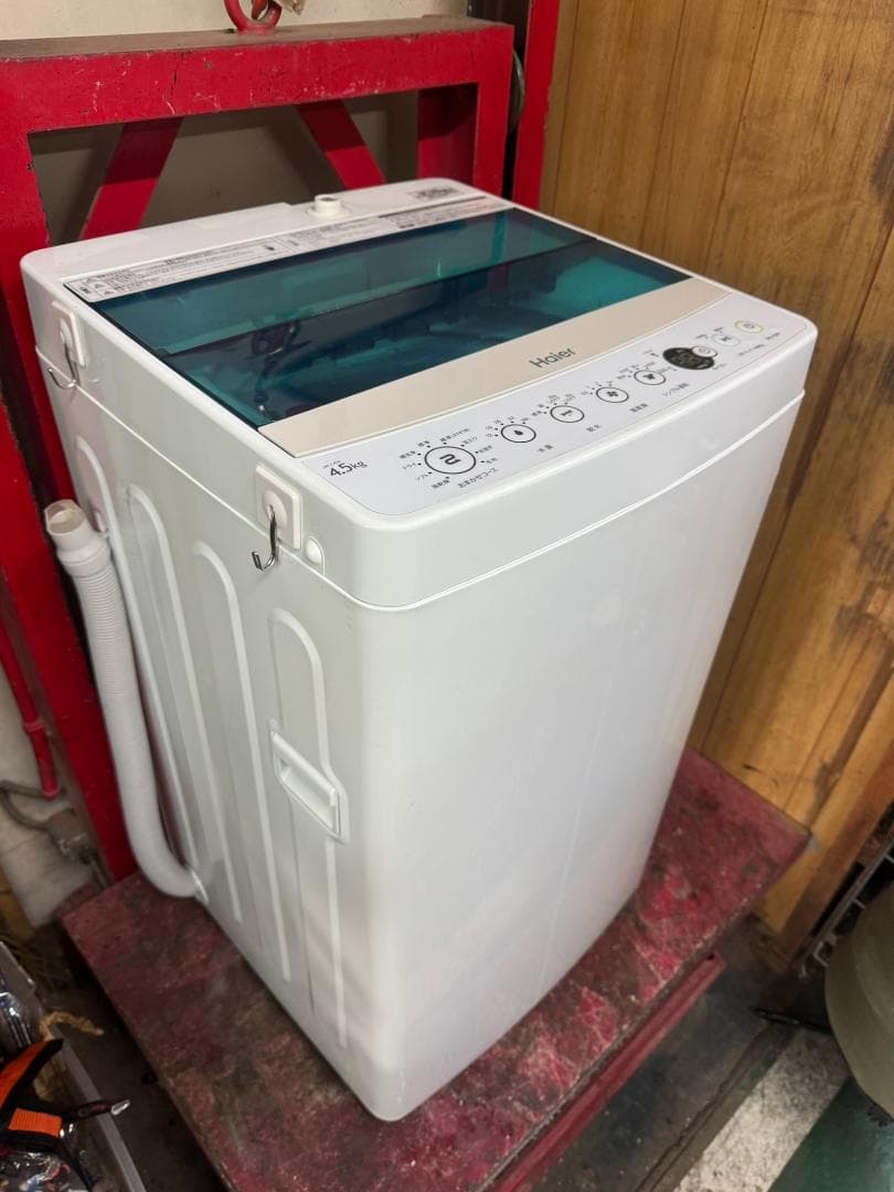 (4443)HAIER　ハイアール洗濯機 4.5KG JW-C45A 2019年