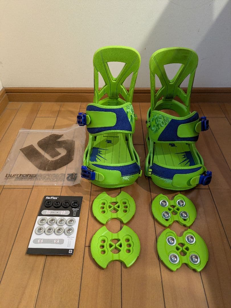Burton Customスノーボード ビンディング Re:Flex Mサイズ