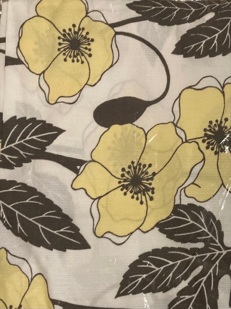 ポピー　コクリコ　虞美人草　 セオαのようなサラサラ素材 クールパス 浴衣　新品