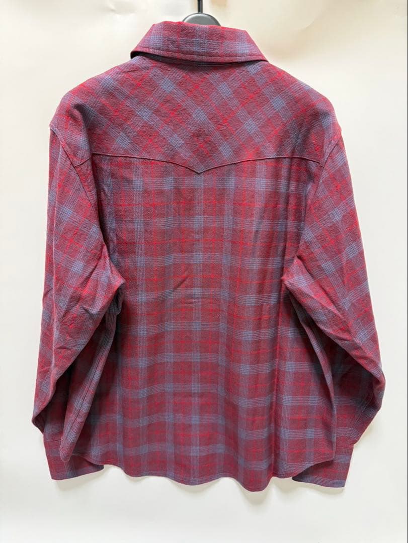 トップス visvim FOUR CORNERS CHECK L/S