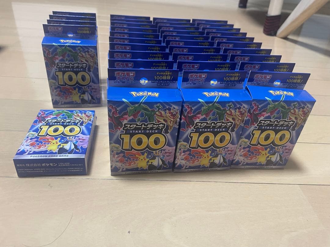 ポケモンカードゲーム スタートデッキ 100 35個
