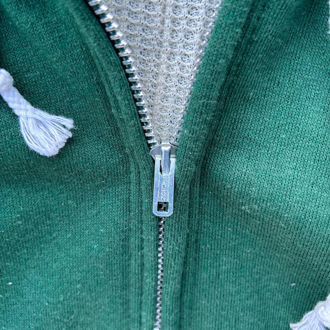 70s Healthknit ジップパーカー　裏地サーマル　USA製