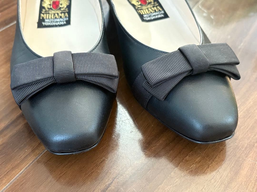 MIHAMA ミハマ　パンプス　23.5cm リボンパンプス