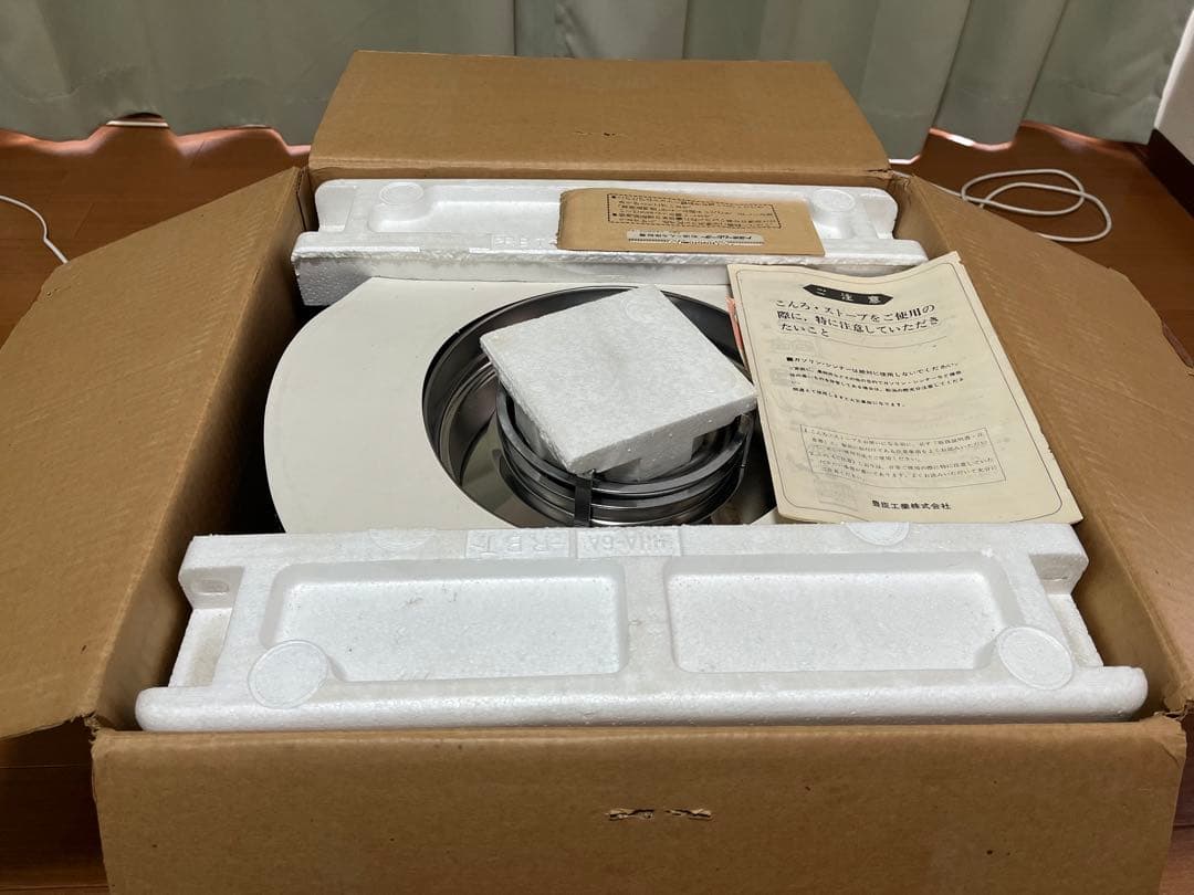 トヨトミ しん式石油コンロ HHA-6A 未使用 昭和 レトロ 木目