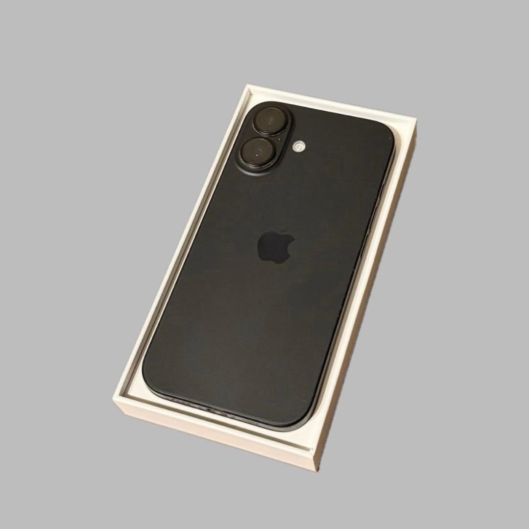 【ぴすたちお】iPhone 16 256G ブラック　SIMフリー