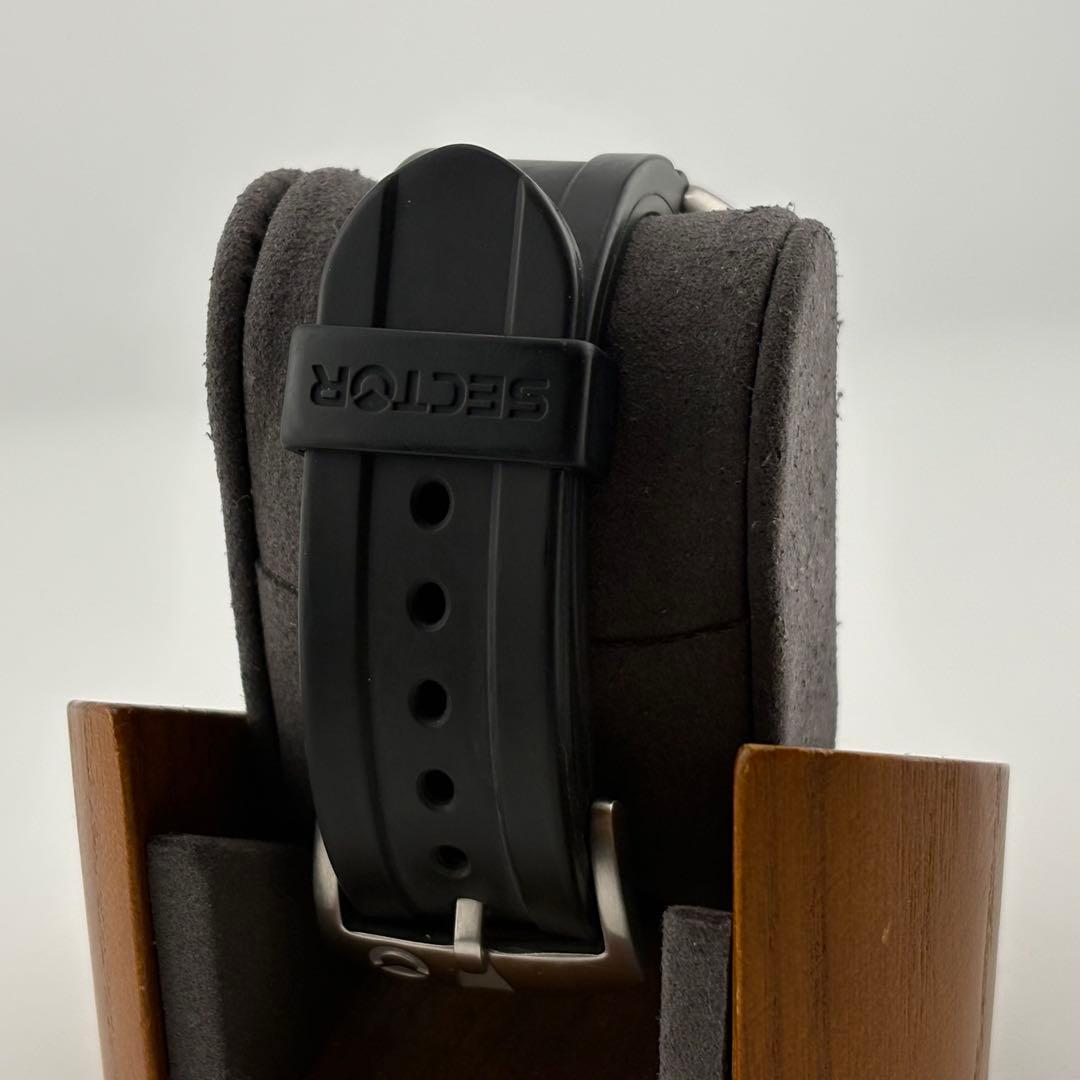 【希少】セクター　シャークマスター　クォーツ　美品　ブラック