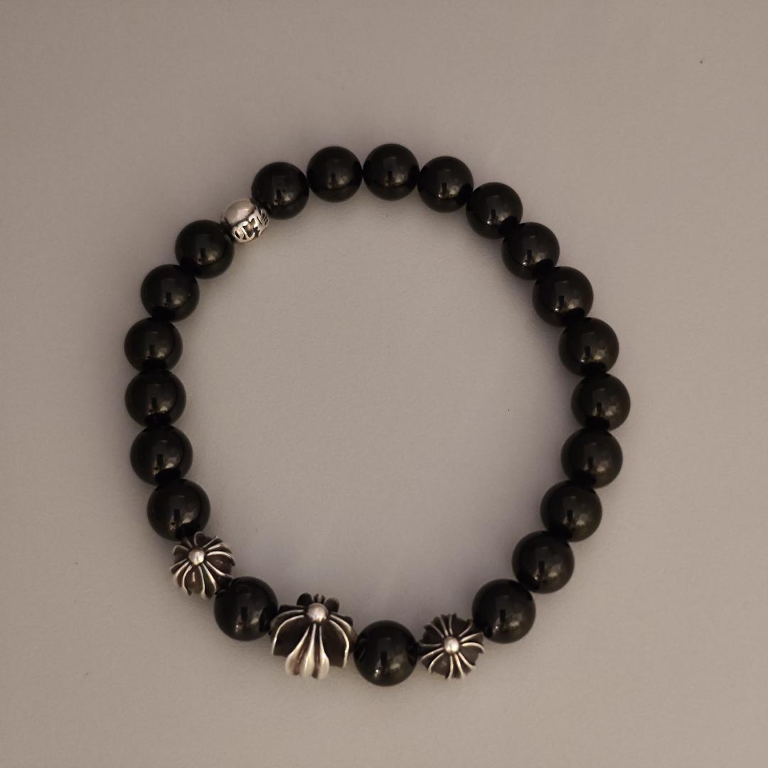 CHROME HEARTS クロムハーツ トルマリン 8mmブレス SV925