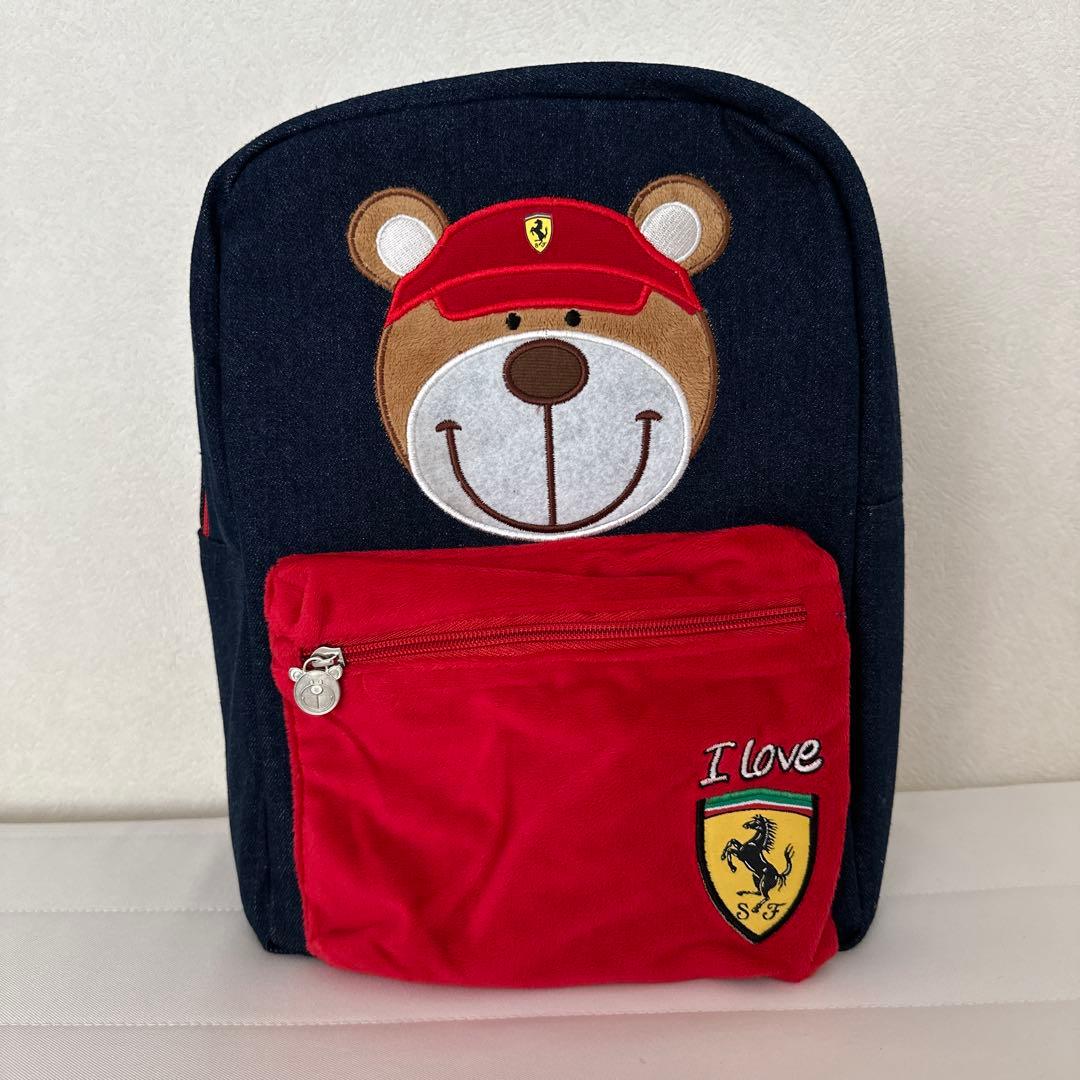 Ferrari フェラーリ　くま　 リュック　と　キーリング 2点セット