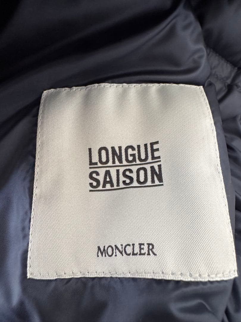 モンクレール Rouyer ライトダウンコートジャケットサイズ2 ネイビー
