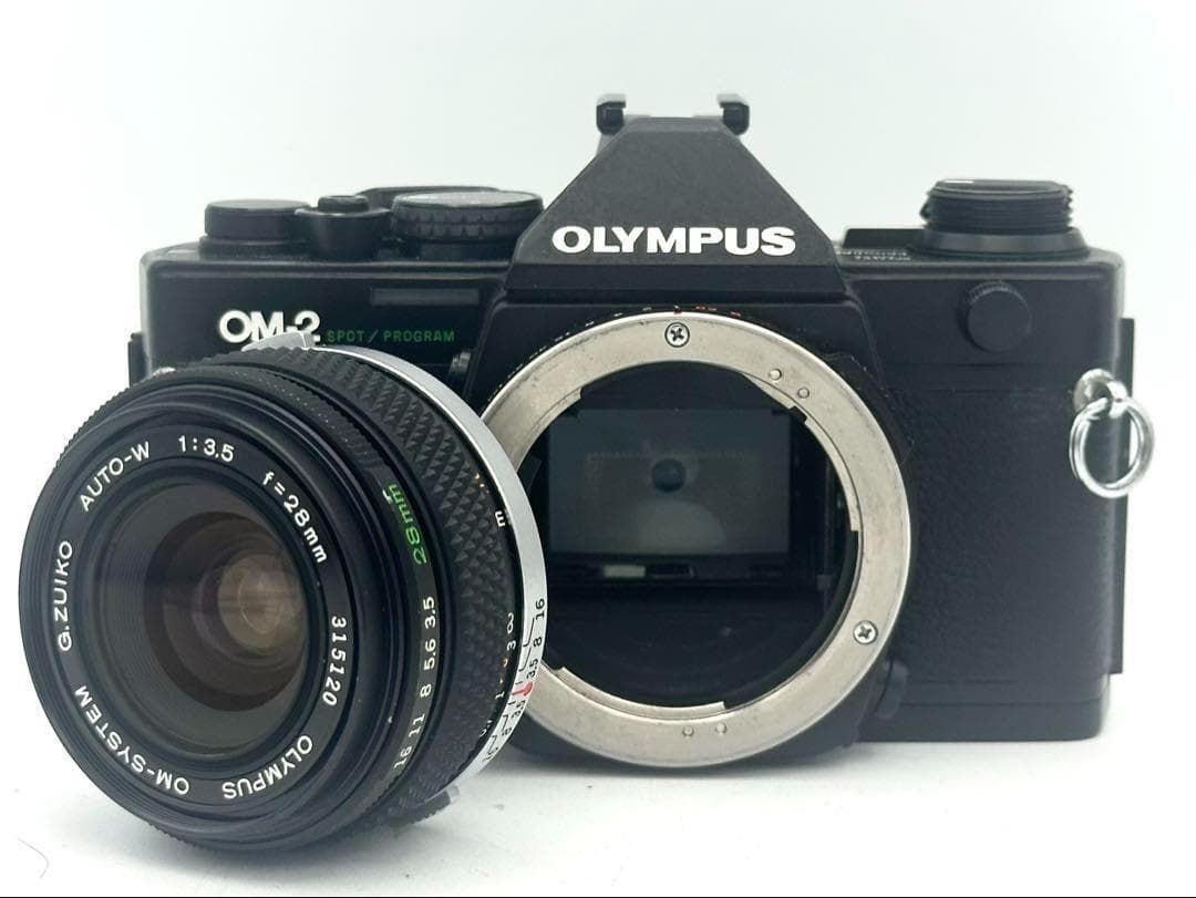 【完動品】OLYMPUS OM-2 SP + 単焦点レンズ フィルム 一眼レフ