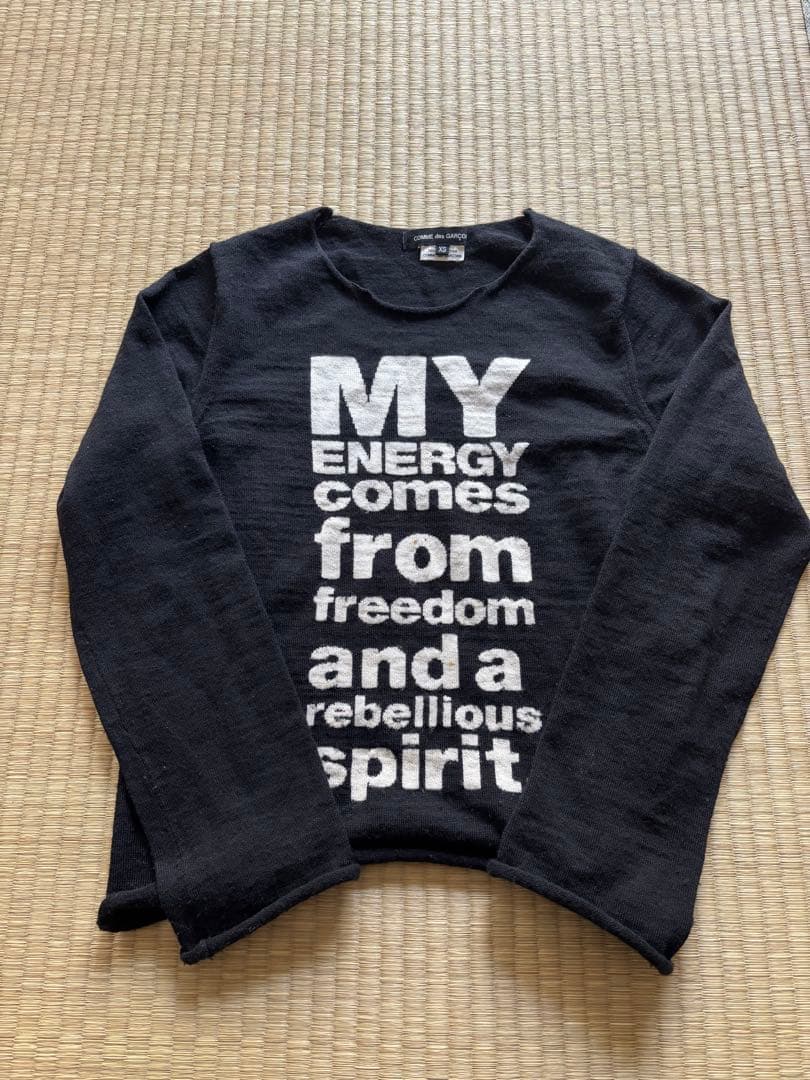 b*d様 COMME des GARÇONS ブラック　ニット XS