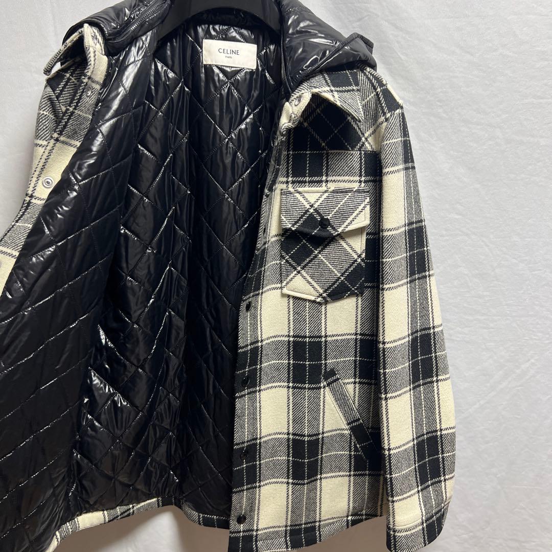 CELINE フーデッドロゴブルゾン フード付ジャケット 2W4100010