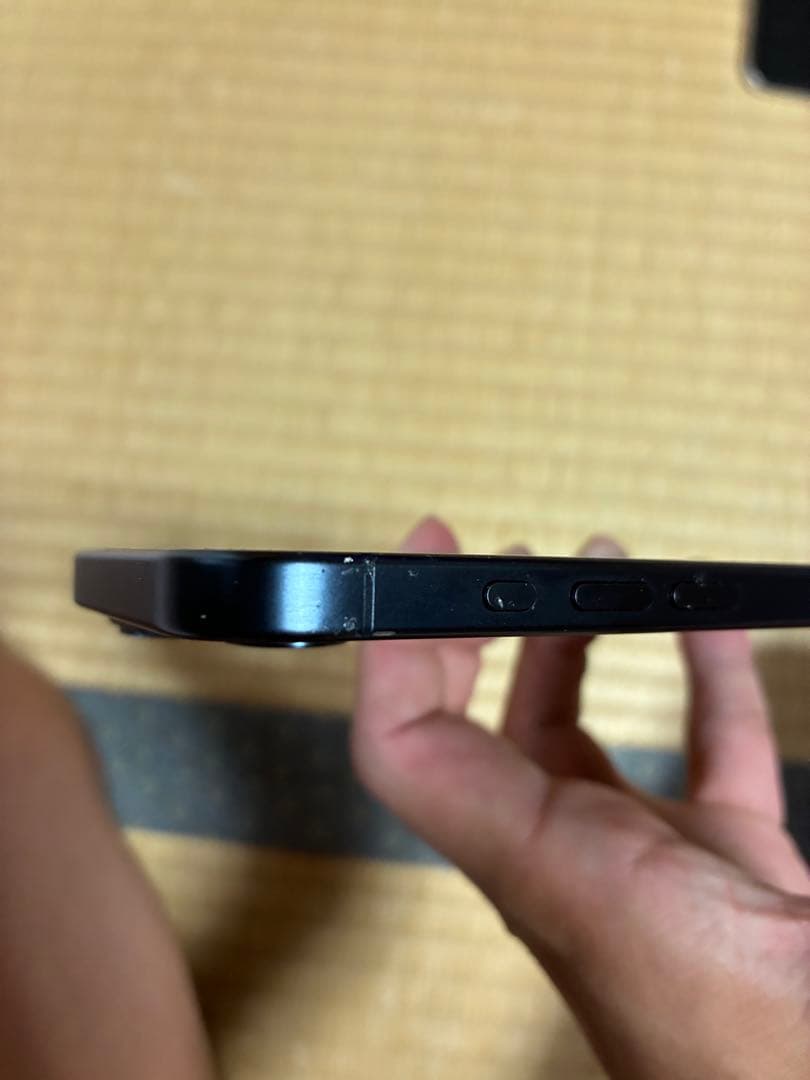 iPhone 15 Pro ブルー　バッテリー残量96% AppleCare有