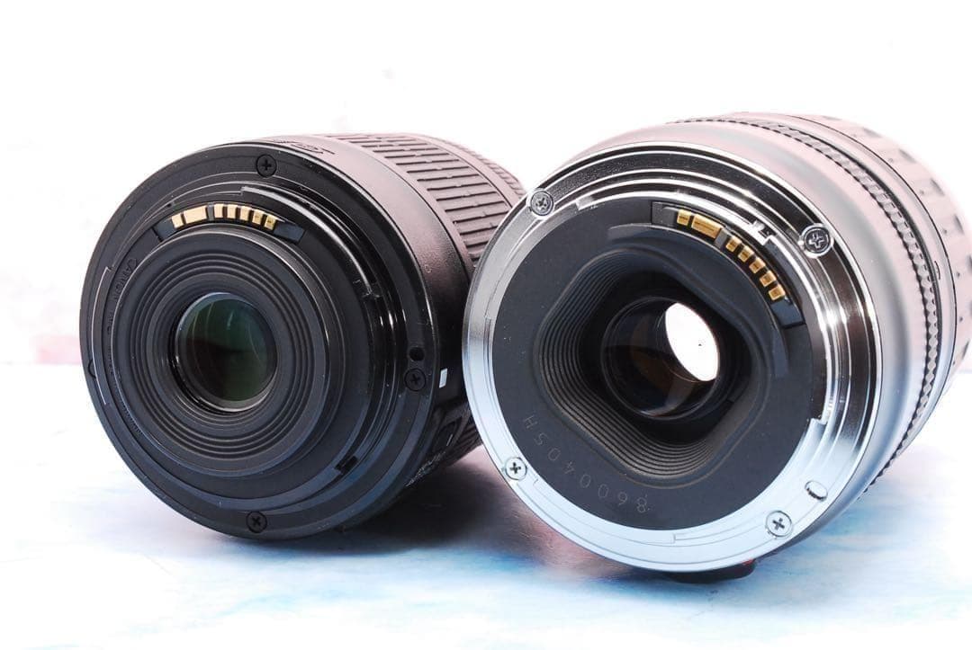 Canon EOS 70D◎一眼レフカメラ◎Wi-Fi◎超望遠レンズ付Wレンズ