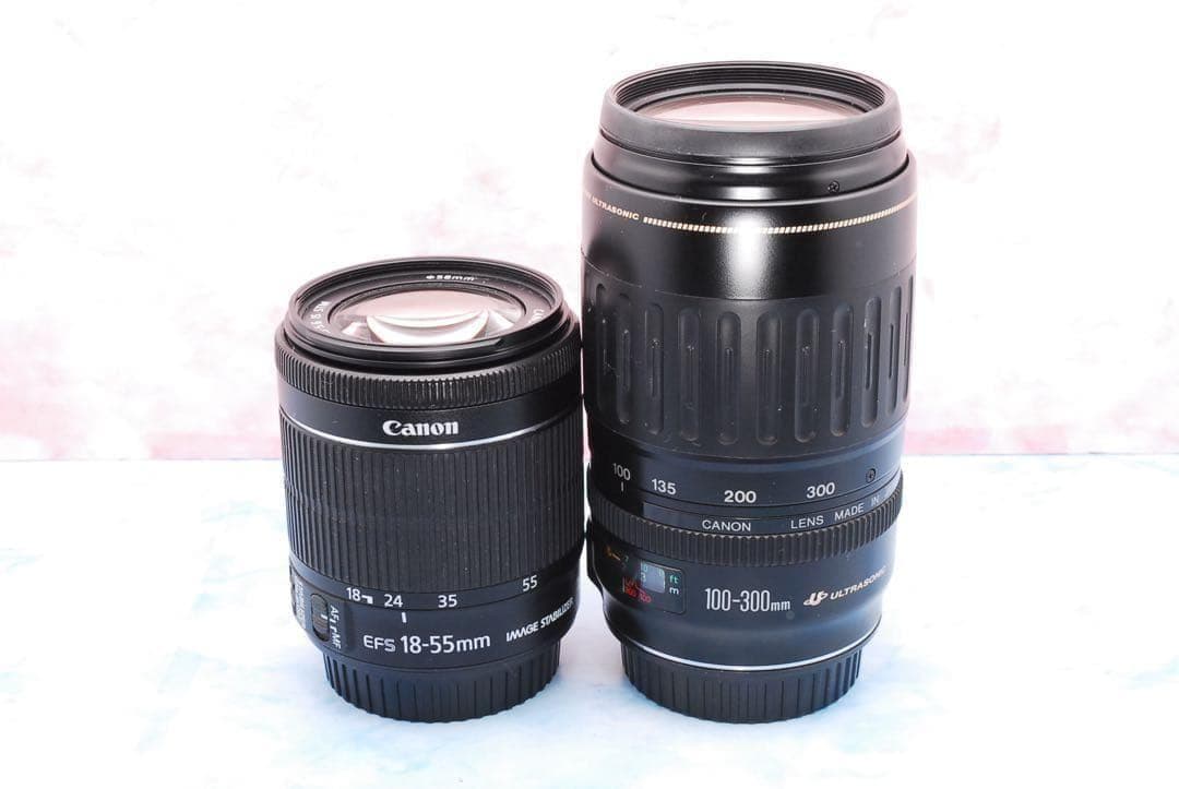 Canon EOS 70D◎一眼レフカメラ◎Wi-Fi◎超望遠レンズ付Wレンズ