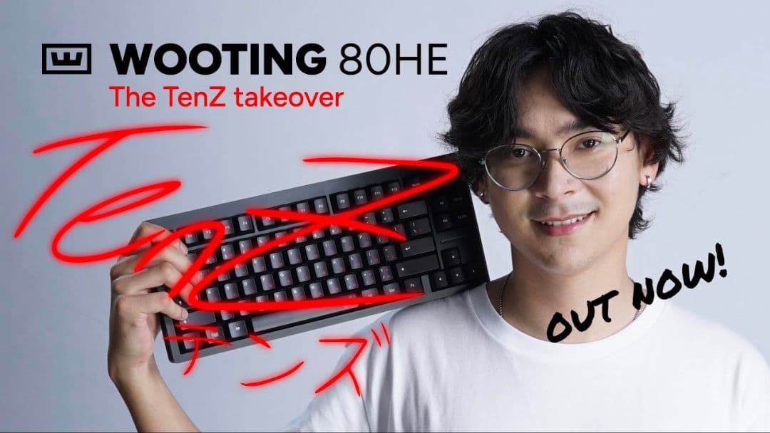 キーボード tenz wooting 80he