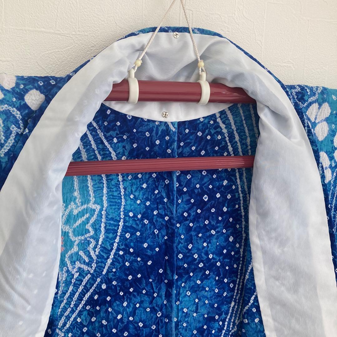 ないち 有松絞り浴衣　身丈160cm 裄70cm 手縫い No.1-23