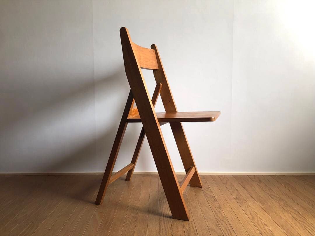 オールドチーク 古材 フォールディングチェア 折り畳み椅子 ヴィンテージ家具