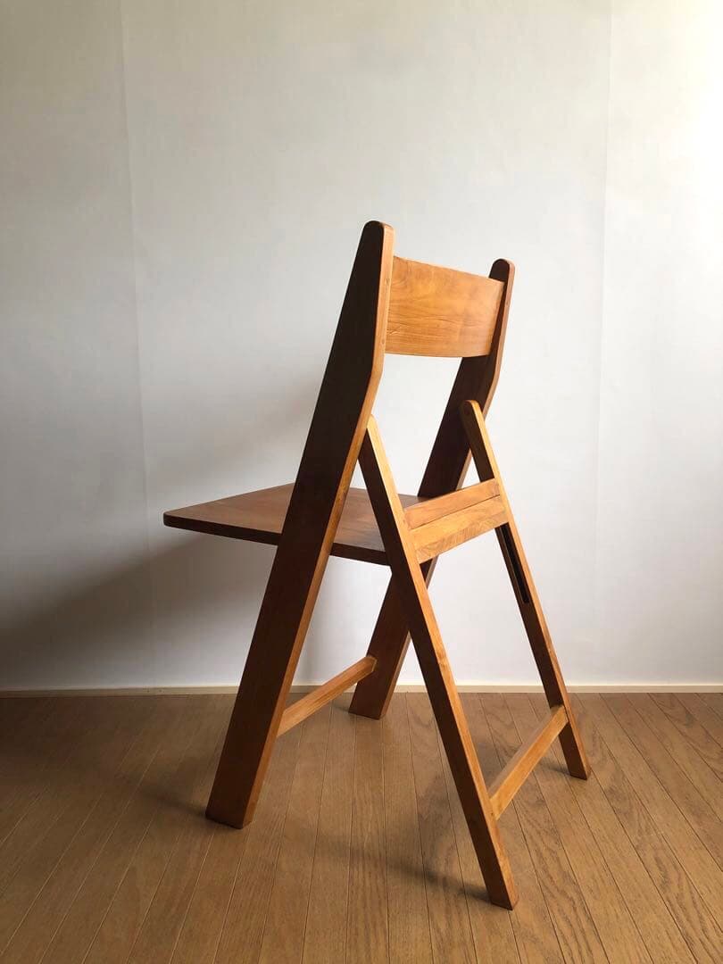 オールドチーク 古材 フォールディングチェア 折り畳み椅子 ヴィンテージ家具