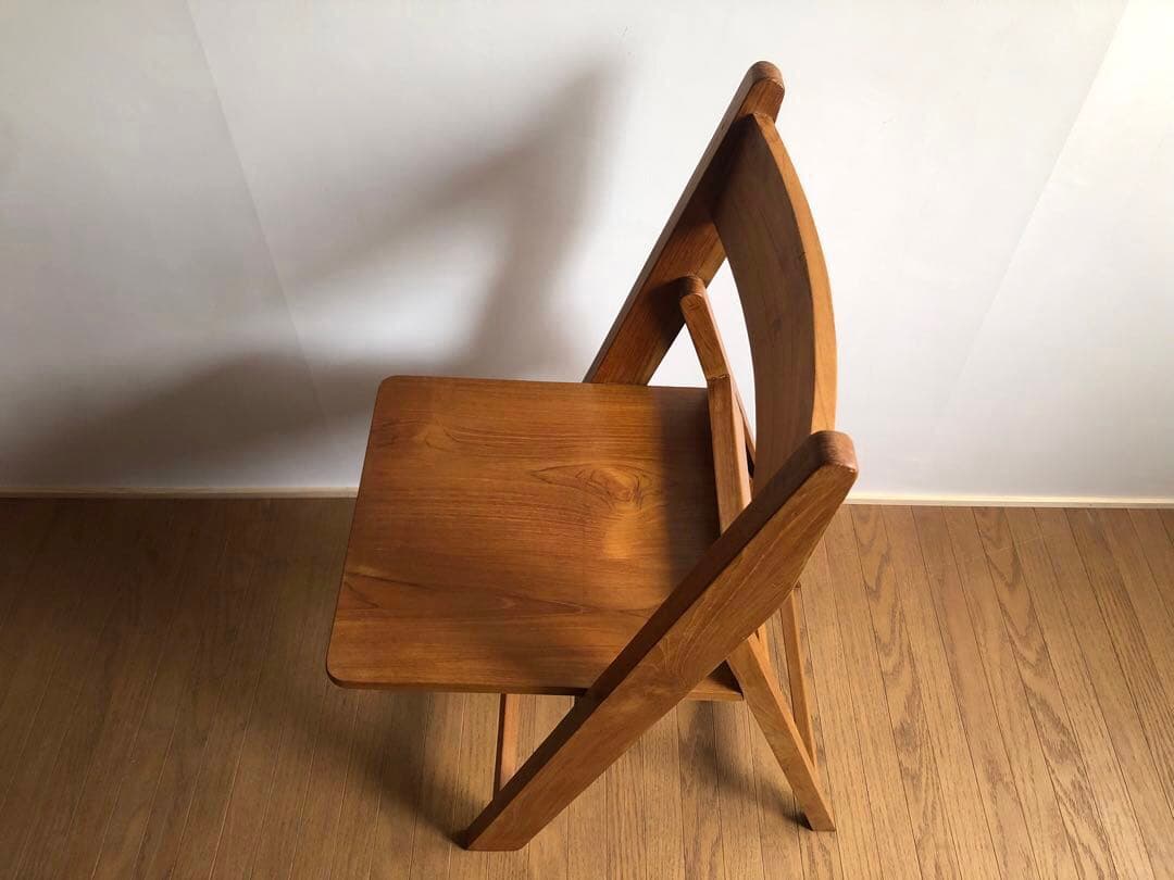 オールドチーク 古材 フォールディングチェア 折り畳み椅子 ヴィンテージ家具