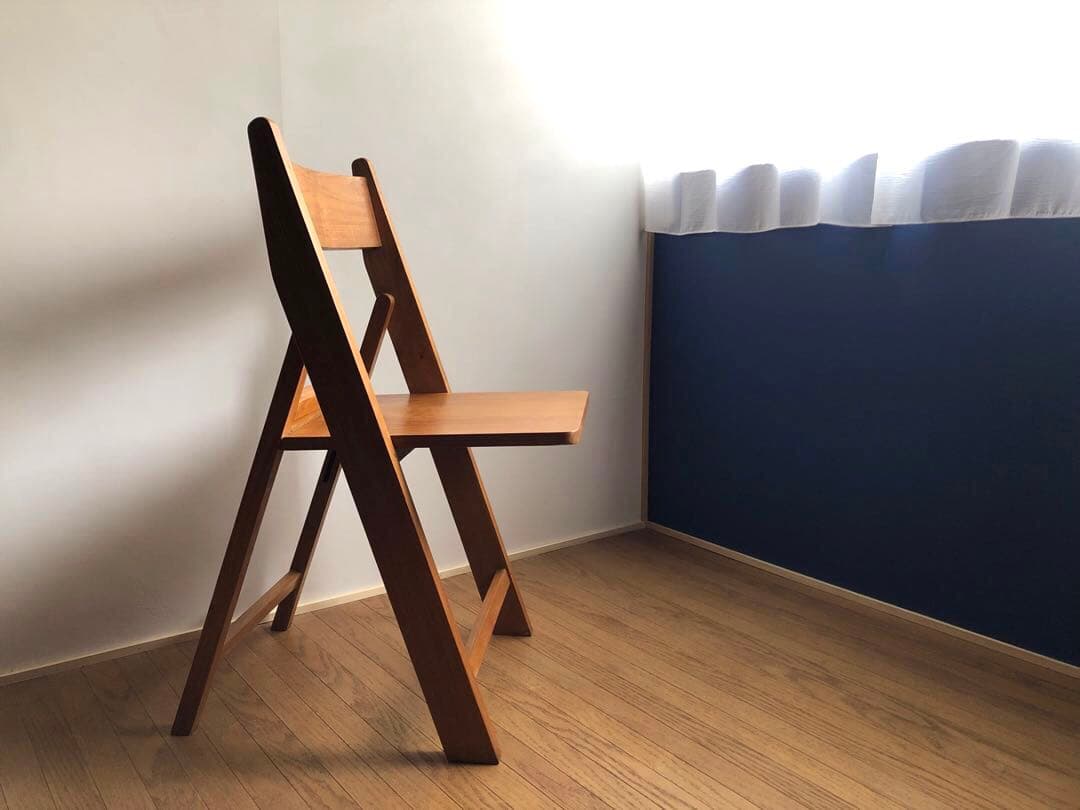 オールドチーク 古材 フォールディングチェア 折り畳み椅子 ヴィンテージ家具