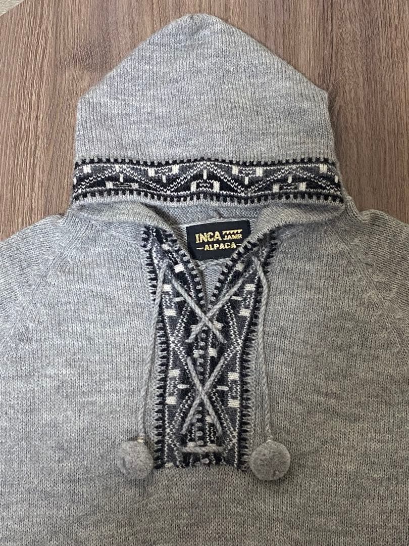 【未使用】アルパカ100% チュニック ニットセーター　フリーサイズ