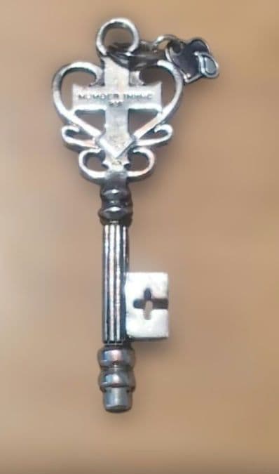 NUMBER NINE （ナンバーナイン）ネックレス　ハート涙、鍵（キー）