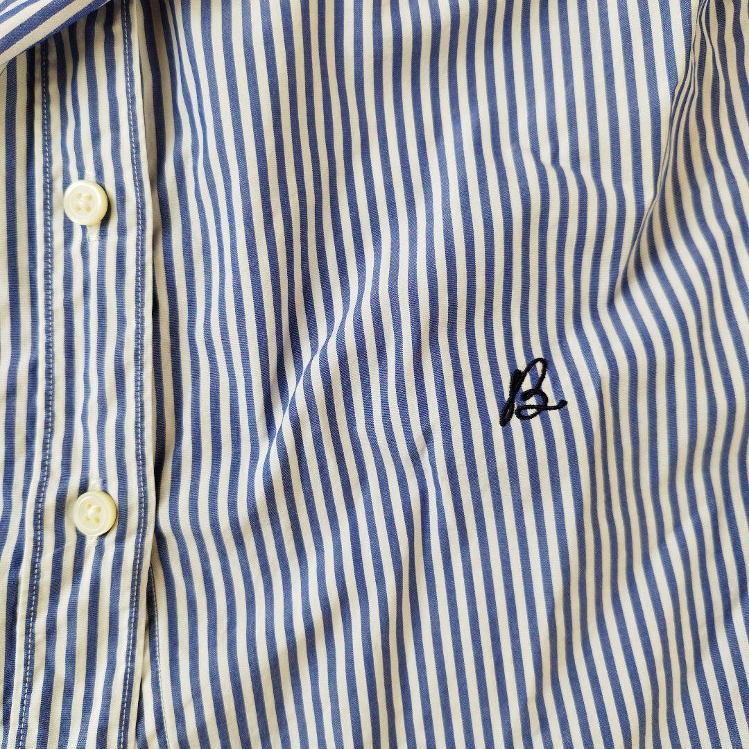 マディソンブルー　ストライプシャツ